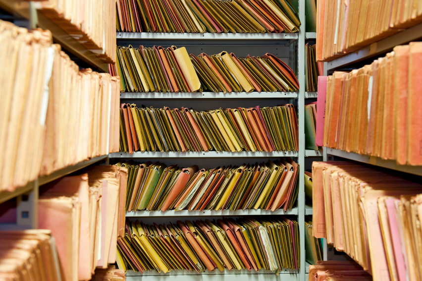 Archive shelves